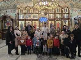 Юные спортсмены из центра «Рубеж» посетили Свято-Троицкий храм в станице Динской