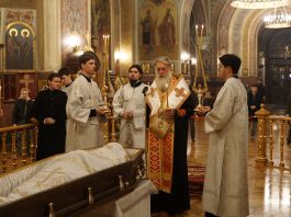 Епископ Тихорецкий и Кореновский Стефан совершил литию по новопреставленному иеромонаху Луке