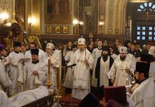 В Свято-Екатерининском кафедральном соборе состоялось прощание с иеромонахом Лукой (Кулаковым)