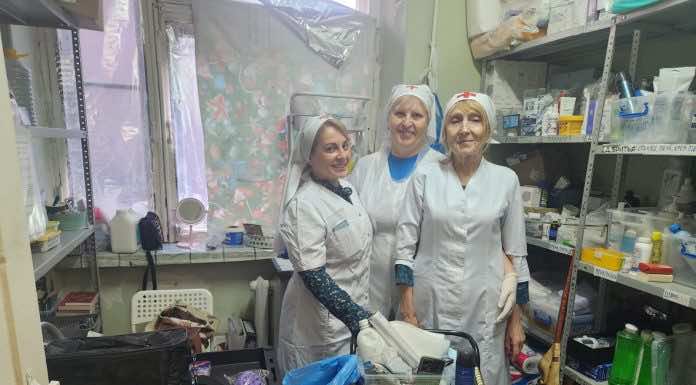 Сестры милосердия Екатеринодарской епархии несут свое послушание в военном госпитале Ростова-на-Дону