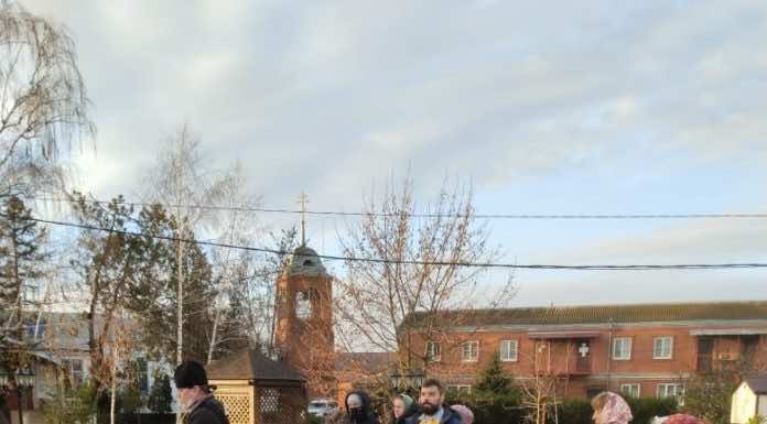 В храме Вознесения Господня молились о погибших воинах