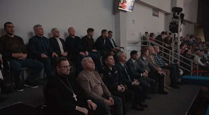 Иерей Георгий Белан стал почетным гостем Рождественского турнира по греко-римской борьбе