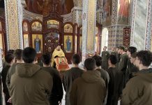 Священники 14-го благочиния продолжают сотрудничество с центром «Патриот»