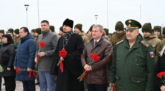 Иерей Иоанн Лапко принял участие в итоговом мероприятии Года защитника Отечества в центре «Патриот»