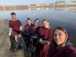 Молодежь Георгиевского храма провела экологическую акцию