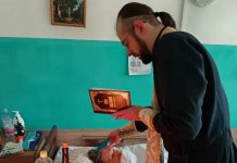 Иерей Алексий Скрынник навестил пациентов хосписа города Краснодара
