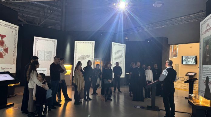 Прихожане храма великомученика Георгия Победоносца города Краснодара посетили исторический парк «Россия — моя история»