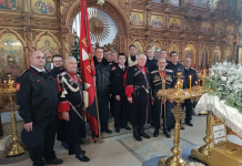 В храме Покрова Пресвятой Богородицы состоялась церемония принятия присяги новыми казаками