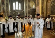 В Свято-Екатерининском кафедральном соборе состоялась панихида по приснопоминаемому митрополиту Исидору (Кириченко)