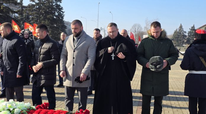 Священнослужители приняли участие в памятных мероприятиях, посвященных годовщине освобождения станицы Динской