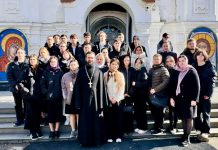 Студенты Динского профессионального техникума посетили храм Вознесения Господня станицы Пластуновской