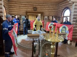 Священнослужители 12-го Белореченского благочиннического округа совершили чин освящения воинских знамен