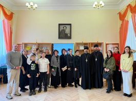 Священнослужители посетили памятную встречу, прошедшую в библиотеке имени А. С. Пушкина
