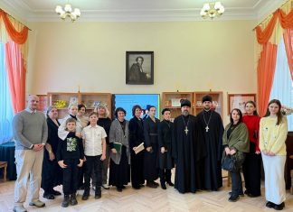 Священнослужители посетили памятную встречу, прошедшую в библиотеке имени А. С. Пушкина