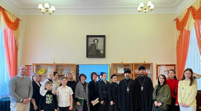 Священнослужители посетили памятную встречу, прошедшую в библиотеке имени А. С. Пушкина
