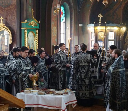 Митрополит Екатеринодарский и Кубанский Василий совершил Литургию Преждеосвященных Даров в Свято-Троицком соборе