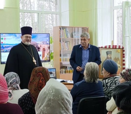 Протоиерей Владимир Капустин принял участие в лекции, посвященной протоиерею Кириллу Россинскому