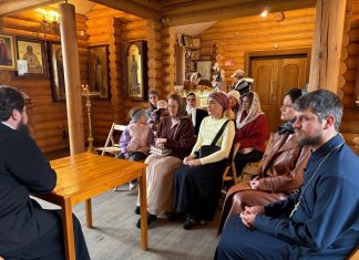 Первое собрание сестер милосердия состоялось в храме преподобного Алексия, человека Божьего