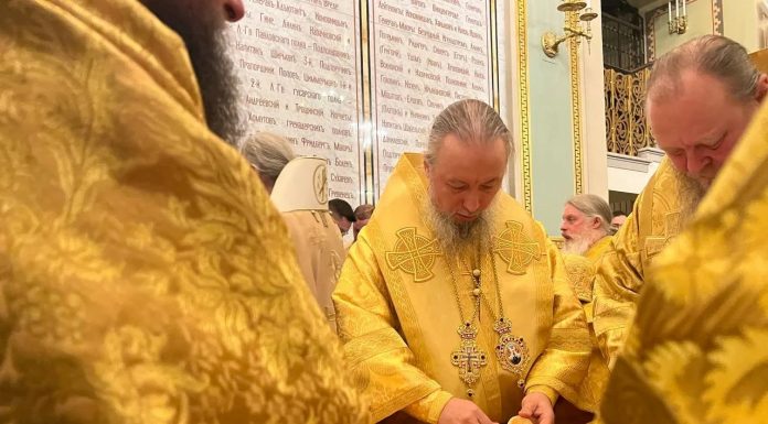 Митрополит Василий принял участие в торжествах, посвященных 17-ой годовщине интронизации Святейшего Патриарха Московского и всея Руси Кирилла