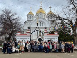 В храме Вознесения Господня станицы Пластуновской прошел приходской праздник