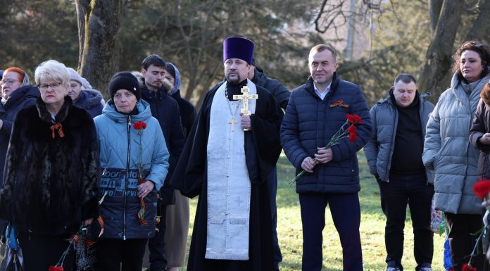 Протоиерей Олег Криволап совершил молитвенное поминовение погибших в годовщину освобождения Краснодара