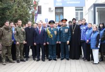 Протоиерей Иоанн Мельник принял участие в торжественном открытии «Аллеи Героев»