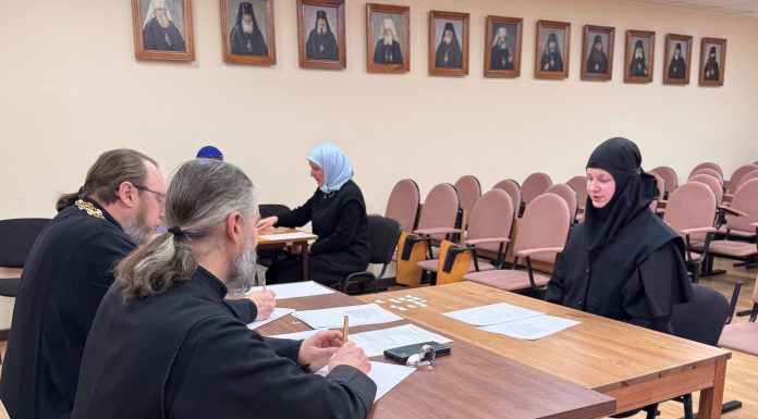 Завершилась зимняя сессия у слушателей образовательных курсов на базе Екатеринодарской духовной семинарии для монашествующих