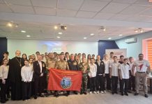 Иерей Максим Белов стал почетным гостем во встрече «Диалоги с героем» в преддверии Дня защитника Отечества