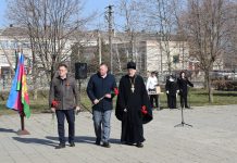 Благочинный принял участие в митинге, посвященном 83-й годовщине освобождения хутора Трудобеликовского