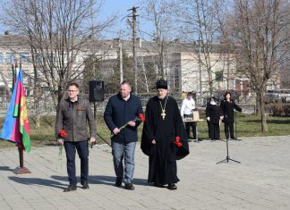 Благочинный принял участие в митинге, посвященном 83-й годовщине освобождения хутора Трудобеликовского