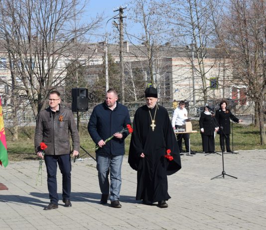 Благочинный принял участие в митинге, посвященном 83-й годовщине освобождения хутора Трудобеликовского
