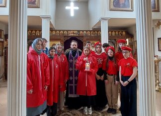 В храме Иоанна Крестителя состоялась передача Свечи памяти в рамках эстафеты «От храма к храму, от сердца к сердцу»