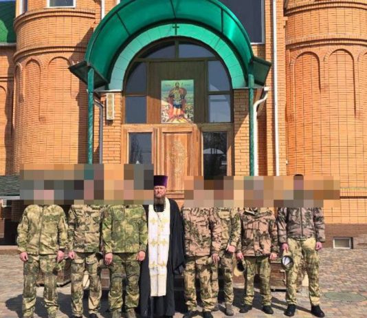 Сотрудники ОМОН «Пластуны» посетили храм преподобного Илии Муромского
