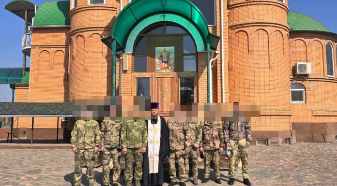 Сотрудники ОМОН «Пластуны» посетили храм преподобного Илии Муромского