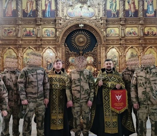 Сотрудники подразделения ОМОН «Пластун» посетили храм Покрова Пресвятой Богородицы