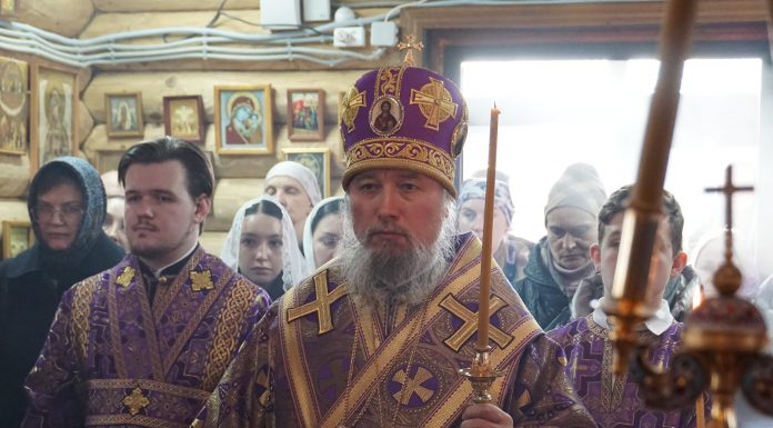 Митрополит Василий возглавил Всенощное бдение в храме иконы Божией Матери «Казанская» в станице Имеретинской