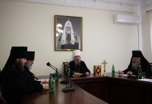 В конференц-зале Екатеринодарской епархии состоялось очередное заседание Архиерейского совета Кубанской митрополии