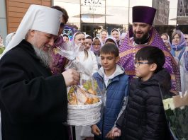 Митрополит Василий совершил Божественную литургию в храме сорока Севастийских мучеников города Краснодара