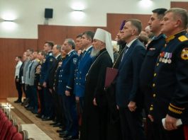 Митрополит Василий принял участие в торжественных мероприятиях, посвященные 10-летию со дня образования Федеральной службы войск национальной гвардии и 215-летию со дня образования войск правопорядка