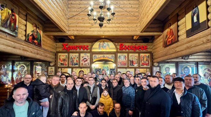 В храме 40 Севастийских мучеников прошла очередная встреча братства