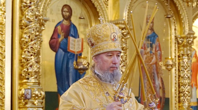 В Неделю Торжества Православия митрополит Василий совершил Божественную литургию в Свято-Екатерининском кафедральном соборе