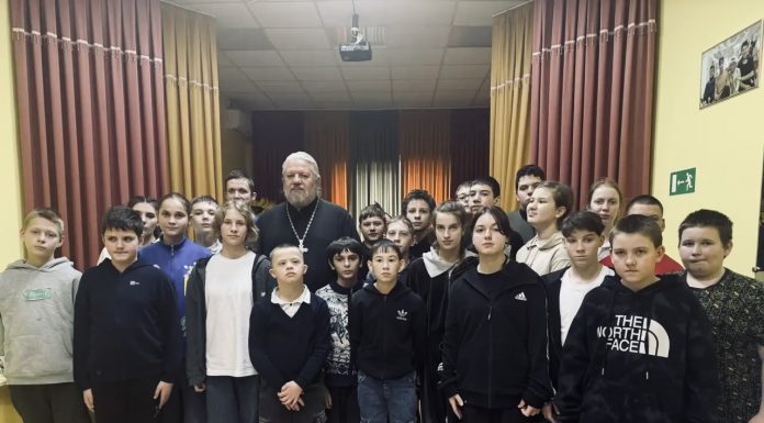 Духовная беседа о Великом посте прошла в школе-интернате пгт Ильского