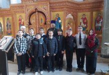Ученики казачьего класса посетили храм великомученика и целителя Пантелеимона г. Краснодара