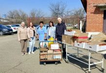 Волонтеры мастерской Свято-Георгиевского храма передали крупную партию гуманитарной помощи раненым военнослужащим