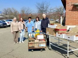 Волонтеры мастерской Свято-Георгиевского храма передали крупную партию гуманитарной помощи раненым военнослужащим