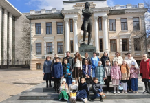 Воспитанники воскресной школы храма свт. Николая посетили библиотеку им. А. С. Пушкина