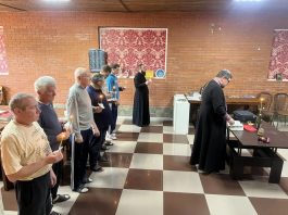 Протоиерей Сергий Покорук посетил центр ресоциализации имени преподобного Александра Пересвета