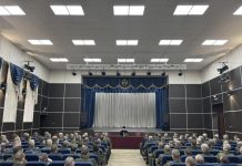 Иерей Герман Гайт встретился с курсантами Краснодарскогое высшего военного училища имени генерала армии С. М. Штеменко