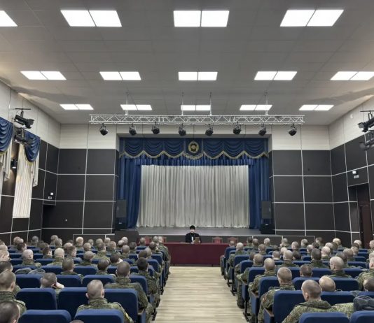 Иерей Герман Гайт встретился с курсантами Краснодарскогое высшего военного училища имени генерала армии С. М. Штеменко