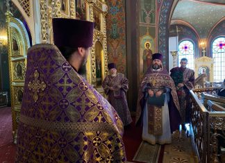 В Свято-Троицком соборе поздравили иерея Андрея Кретова с утверждением его Священным Синодом в должности ректора Екатеринодарской духовной семинарии